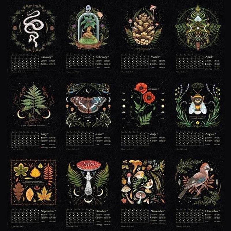 2026 Dark Forest Lunar Calendar