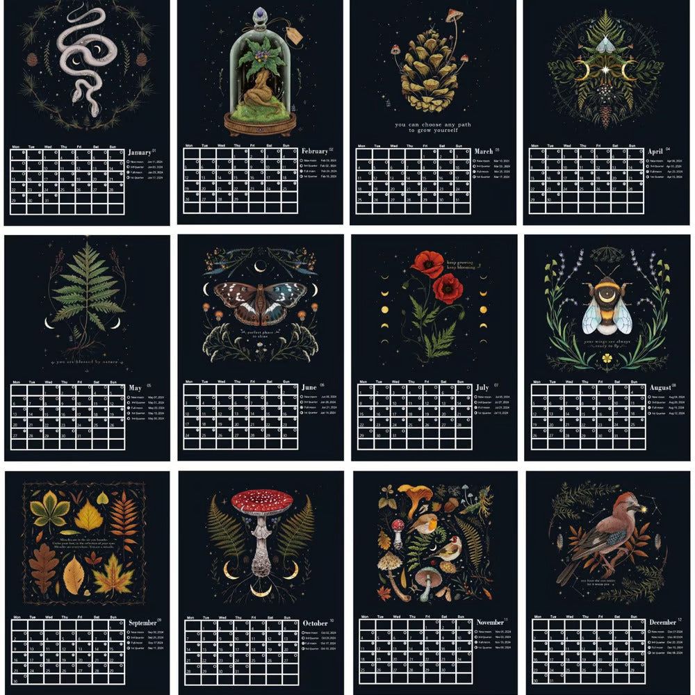 2026 Dark Forest Lunar Calendar